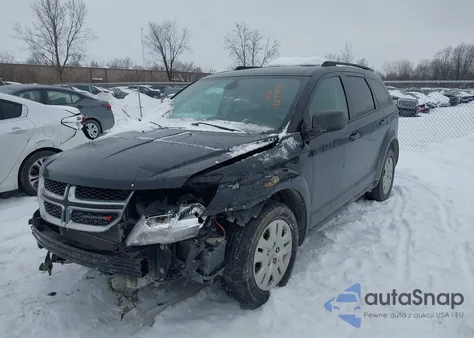 2018 Dodge Journey Se z USA, uszkodzony, nr VIN 3C4PDCAB5JT439493
